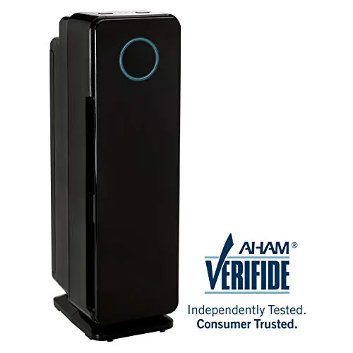 Germ Guardian True HEPA Filter Air Purifier for Home, Pets, Office, Bedrooms, Filters Allergies, Pollen, Smoke, Dust, Dander, UV-C Sanitizer Eliminates Germs, Mold, Odors, Quiet 22 inch 3-in-1 AC4300B