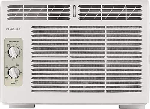 FRIGIDAIRE 5,000 BTU 115V Window-Mounted Mini-Compact Air Conditioner with Mechanical Controls, White